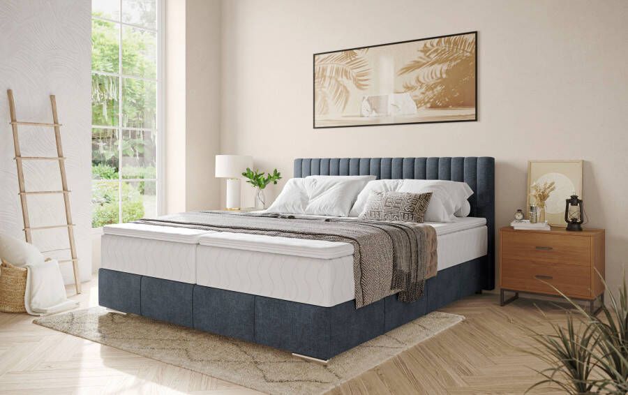 INOSIGN Boxspring Thor met bedlade incl. matras Topmatras en sierkussen in verschillende hardheden beschikbaar - Foto 5