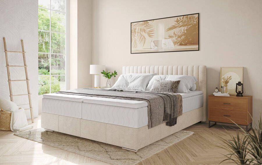 INOSIGN Boxspring Thor met bedbodem incl. matras topverkoper Topmatras en sierkussen in verschillende hardheden beschikbaar - Foto 5