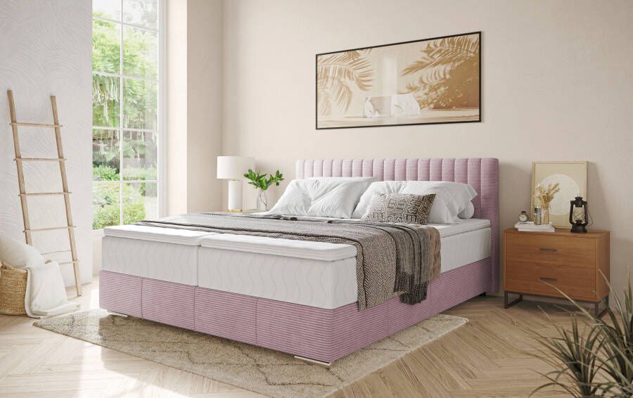 INOSIGN Boxspring Thor met bedbodem incl. matras topverkoper Topmatras en sierkussen in verschillende hardheden beschikbaar