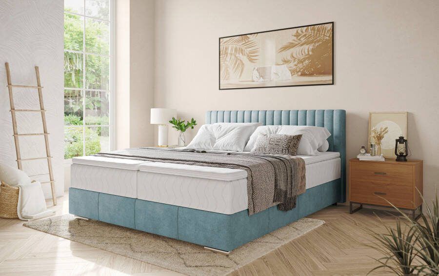 INOSIGN Boxspring Thor met bedbodem incl. matras topverkoper Topmatras en sierkussen in verschillende hardheden beschikbaar