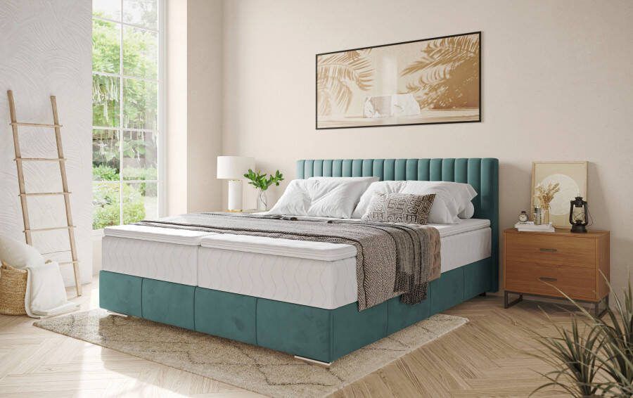 INOSIGN Boxspring Thor met bedbodem incl. matras topverkoper Topmatras en sierkussen in verschillende hardheden beschikbaar