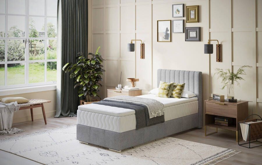 INOSIGN Boxspring Thor met bedbodem incl. matras topverkoper Topmatras en sierkussen in verschillende hardheden beschikbaar - Foto 5