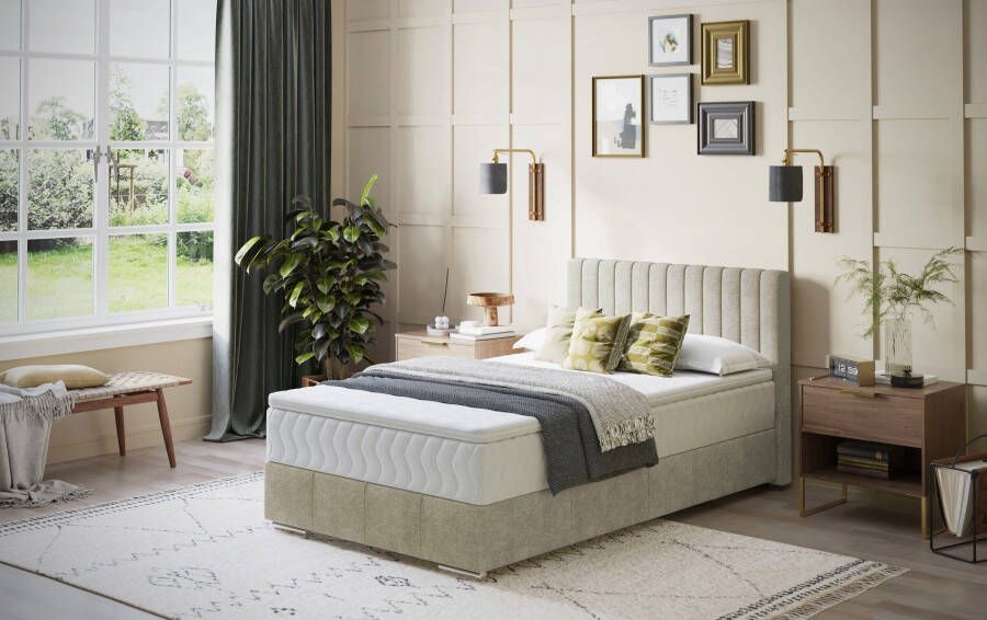 INOSIGN Boxspring Thor met bedbodem incl. matras topverkoper Topmatras en sierkussen in verschillende hardheden beschikbaar
