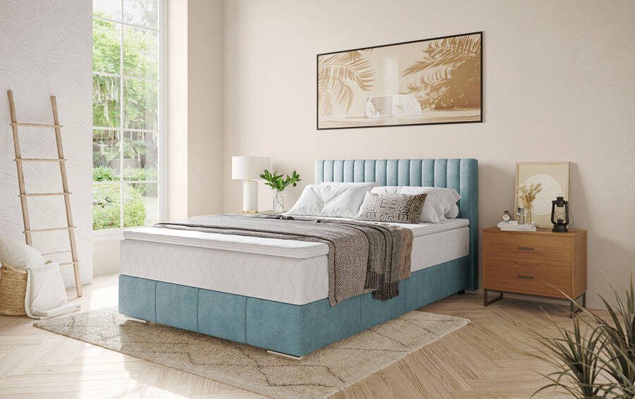 INOSIGN Boxspring Thor met bedbodem incl. matras topverkoper Topmatras en sierkussen in verschillende hardheden beschikbaar