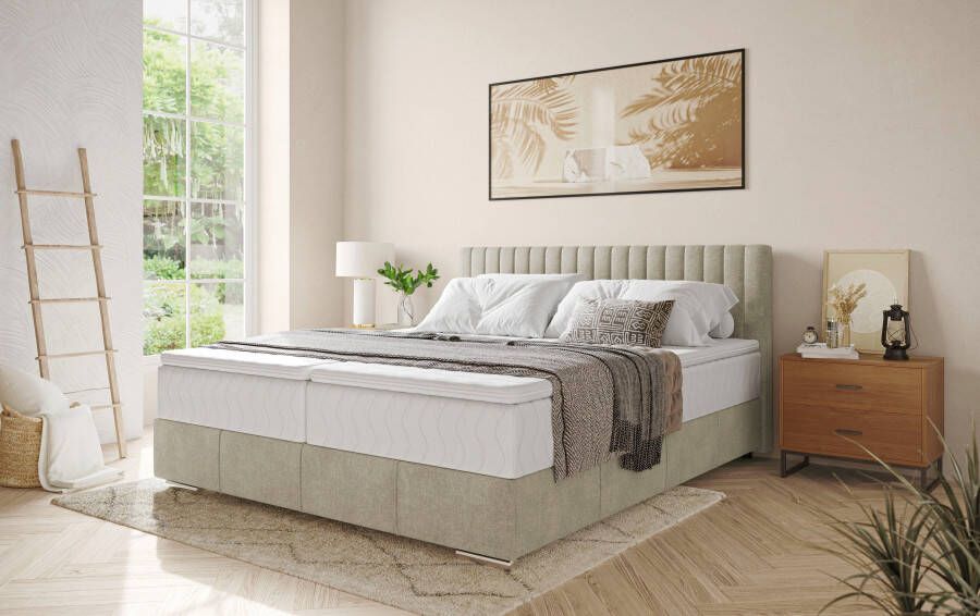 INOSIGN Boxspring Thor met bedbodem incl. matras topverkoper Topmatras en sierkussen in verschillende hardheden beschikbaar - Foto 5