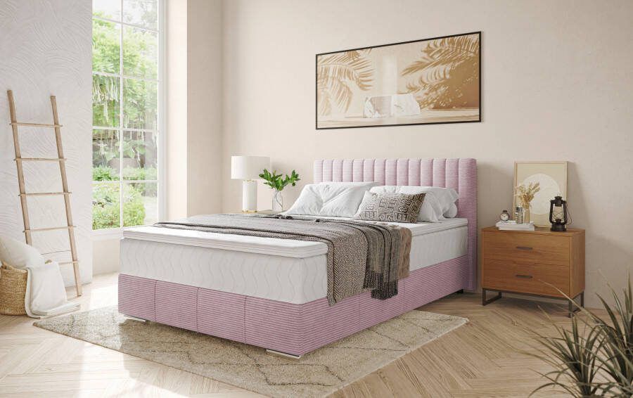 INOSIGN Boxspring Thor met bedbodem incl. matras topverkoper Topmatras en sierkussen in verschillende hardheden beschikbaar - Foto 5