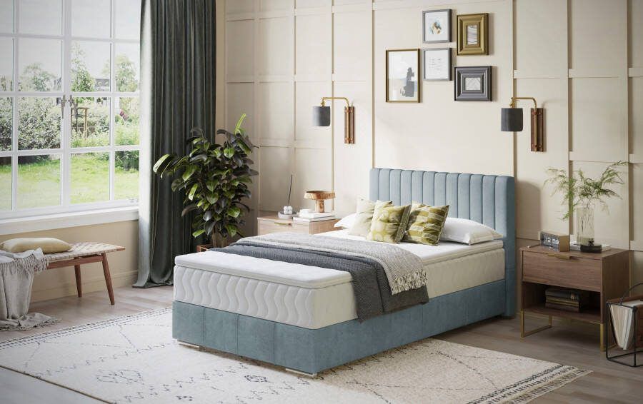 INOSIGN Boxspring Thor met bedbodem incl. matras topverkoper Topmatras en sierkussen in verschillende hardheden beschikbaar - Foto 5