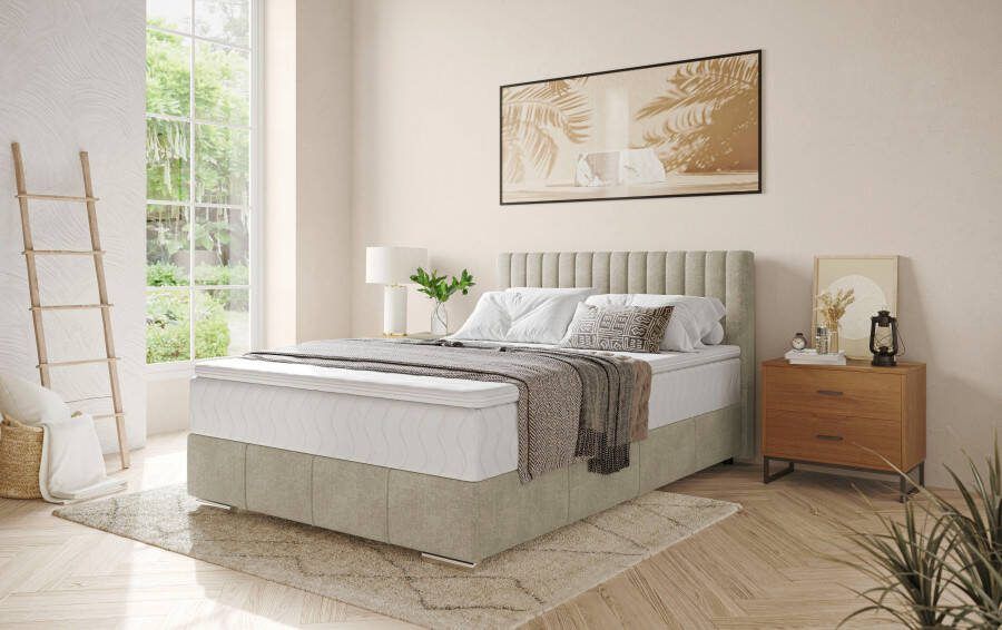 INOSIGN Boxspring Thor met bedbodem incl. matras topverkoper Topmatras en sierkussen in verschillende hardheden beschikbaar - Foto 5