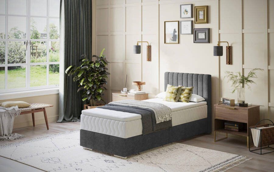 INOSIGN Boxspring Thor met bedbodem incl. matras topverkoper Topmatras en sierkussen in verschillende hardheden beschikbaar - Foto 5