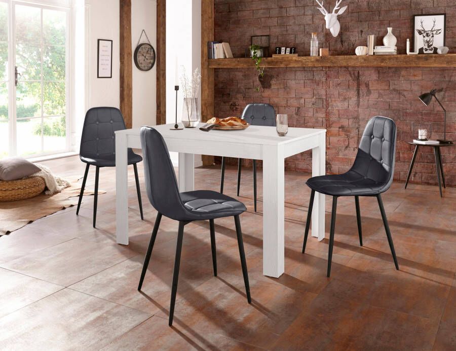 INOSIGN Eethoek met eettafel 120 cm breed (set 5-delig) - Foto 4