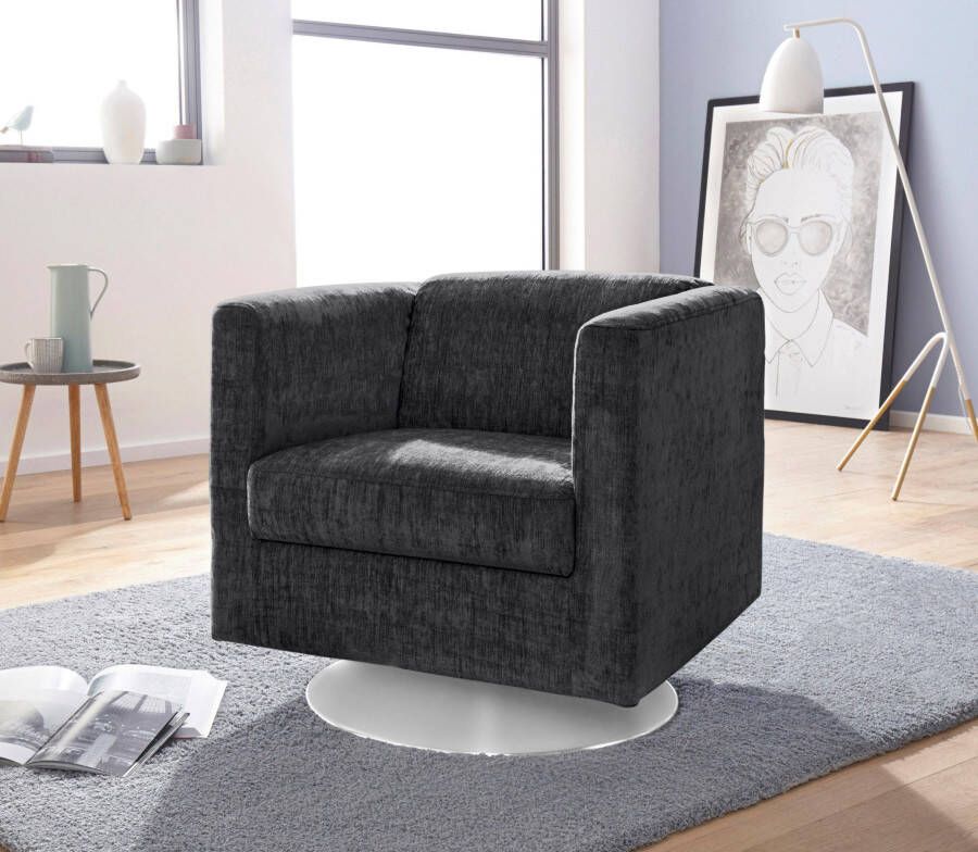 INOSIGN Fauteuil Bob draaibaar met plaatvoet