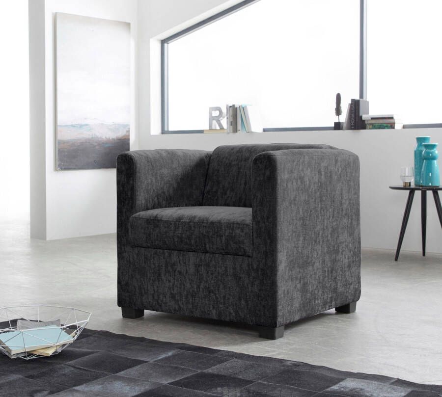 INOSIGN Fauteuil Bob in verschillende moderne kleuren en kwaliteiten