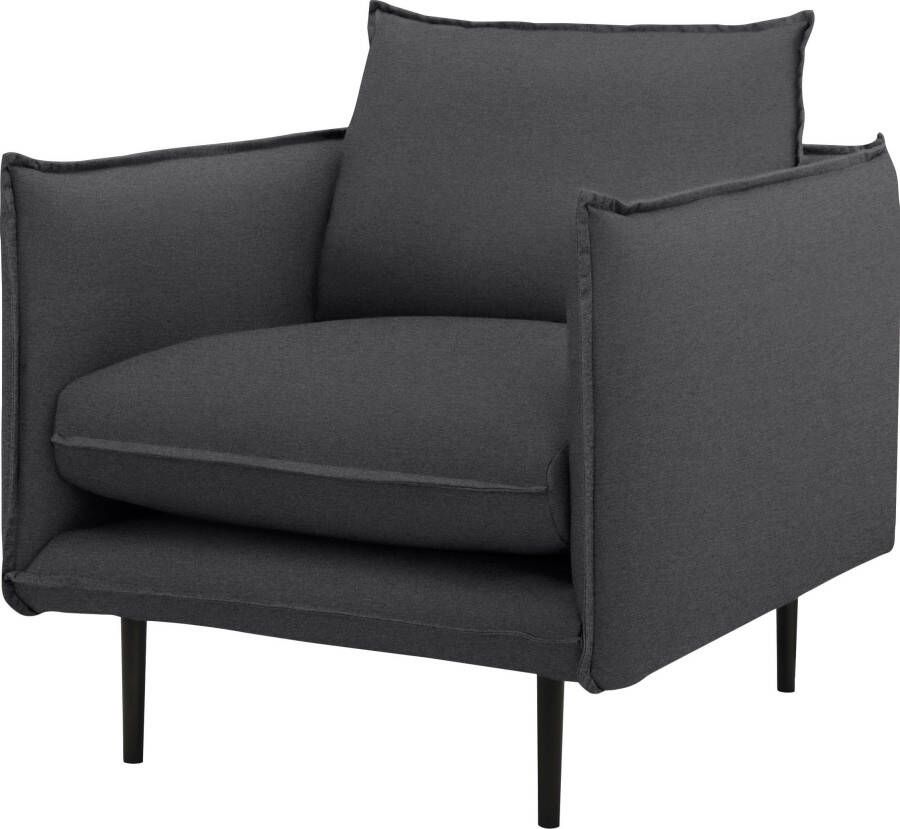 INOSIGN Fauteuil Somba met dikke opstaande naad en elegante look - Foto 3