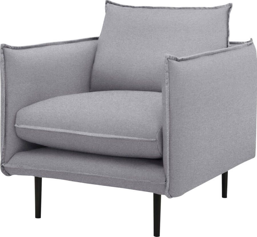 INOSIGN Fauteuil Somba met dikke opstaande naad en elegante look