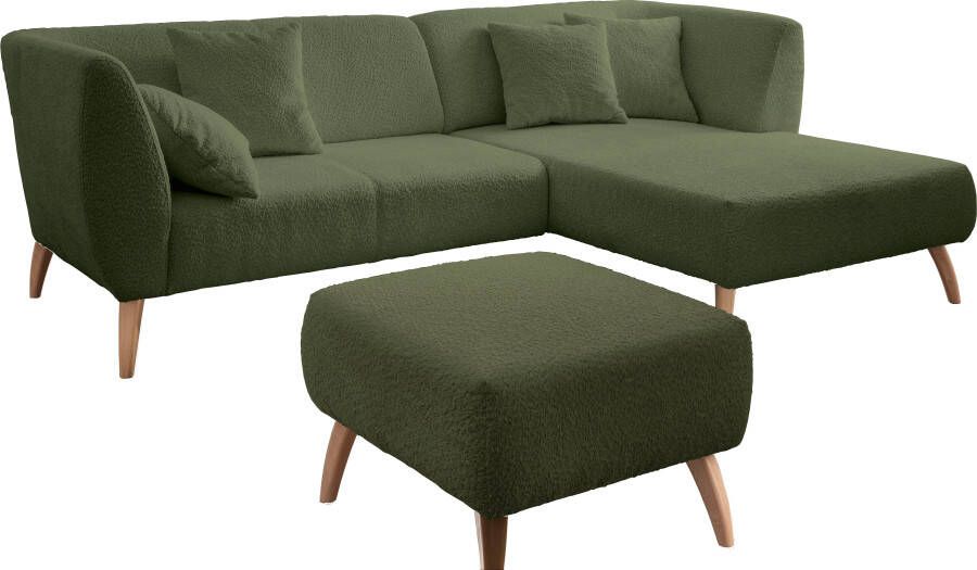 INOSIGN Hoekbank Colori gestoffeerde meubelen met tijdloos elegante rugleuning. L-vorm - Foto 8