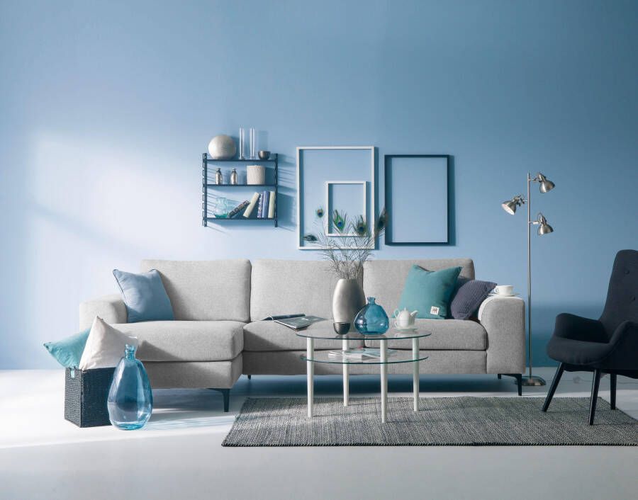INOSIGN Hoekbank Henry met metalen poten in een modern design