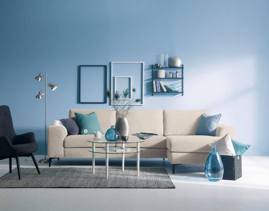INOSIGN Hoekbank Henry met metalen poten in een modern design