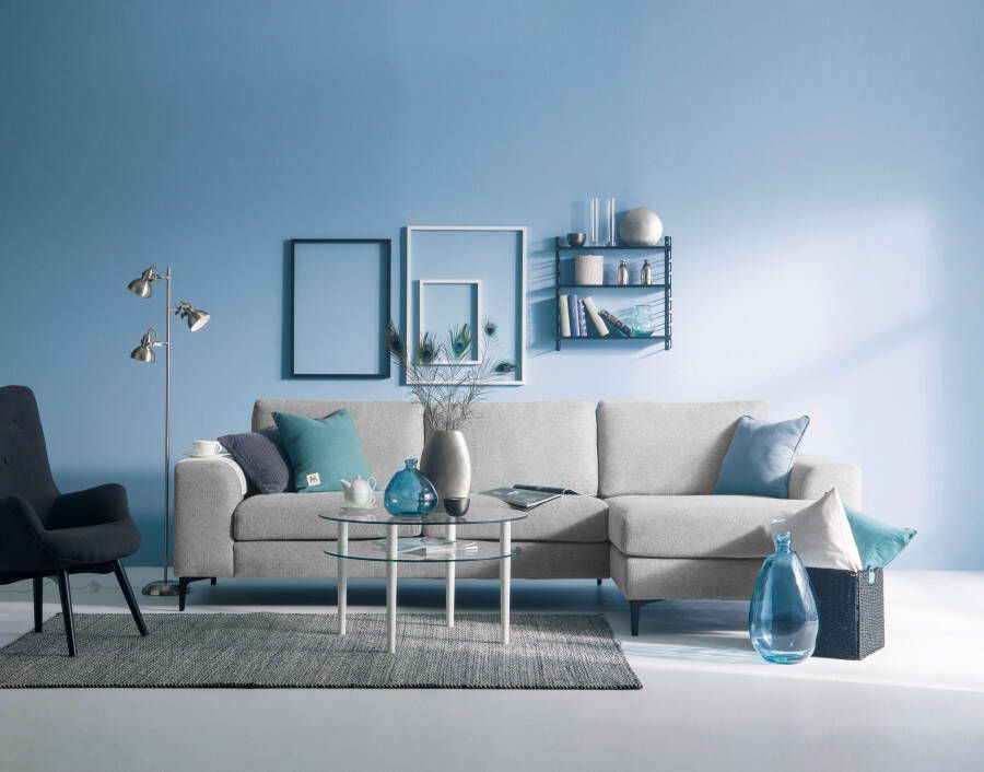INOSIGN Hoekbank Henry met metalen poten in een modern design