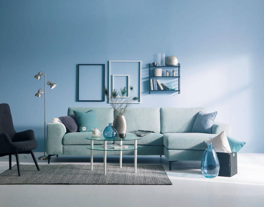 INOSIGN Hoekbank Henry met metalen poten in een modern design