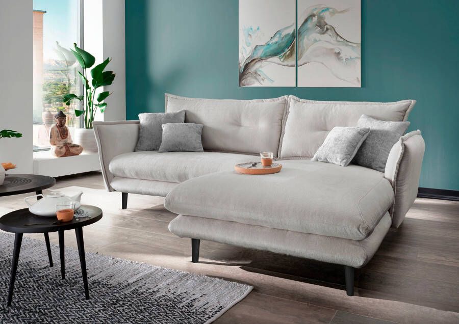 INOSIGN Hoekbank Lazio modern design comfortabel smalle armleuningen OTTO's Choice