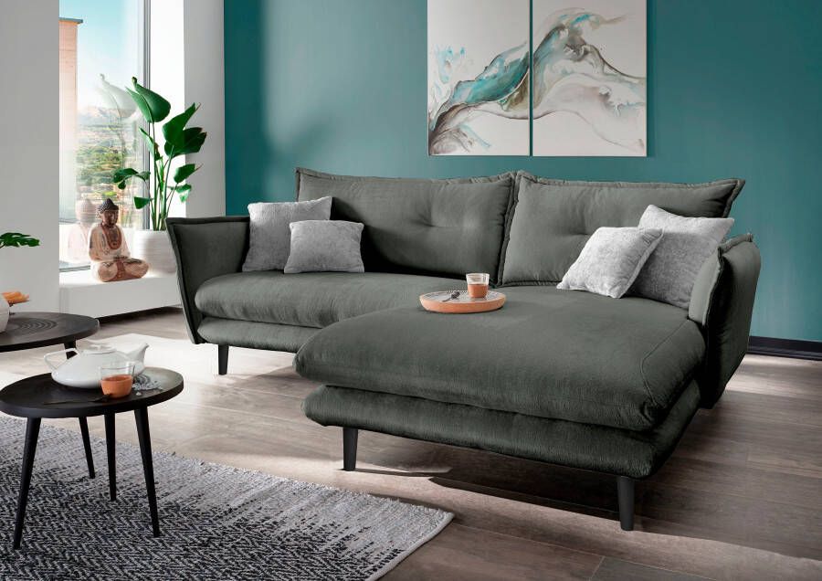 INOSIGN Hoekbank Lazio modern design comfortabel smalle armleuningen OTTO's Choice