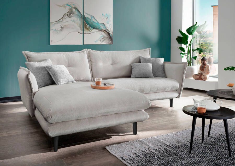 INOSIGN Hoekbank Lazio modern design comfortabel smalle armleuningen OTTO's Choice