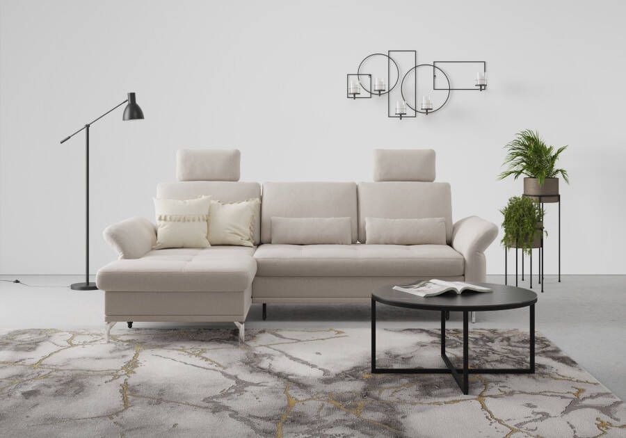 INOSIGN Hoekbank Palm Beach L-vorm Binnenvering met zitdiepteverstelling naar keuze met slaapfunctie - Foto 12