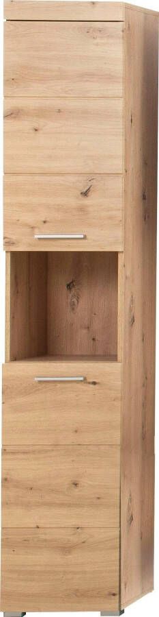 Welltime Hoge kast Avena Badkast met 2 deuren & 1 vak (B D H) 37 31 190 cm