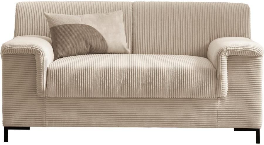 INOSIGN 1 5-zits Jamie 2 BxDxH: 144x81x76 cm ook in Cord tijdloos modern met comfortabel verend systeem - Foto 6