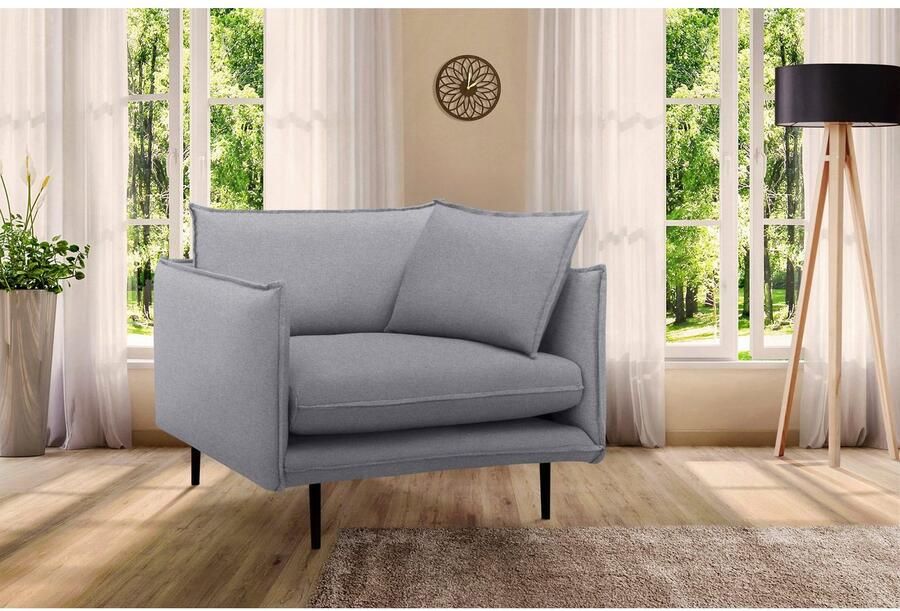 Home affaire 1 5-zitsbank Somba met dikke opstaande naad en elegante look - Foto 4
