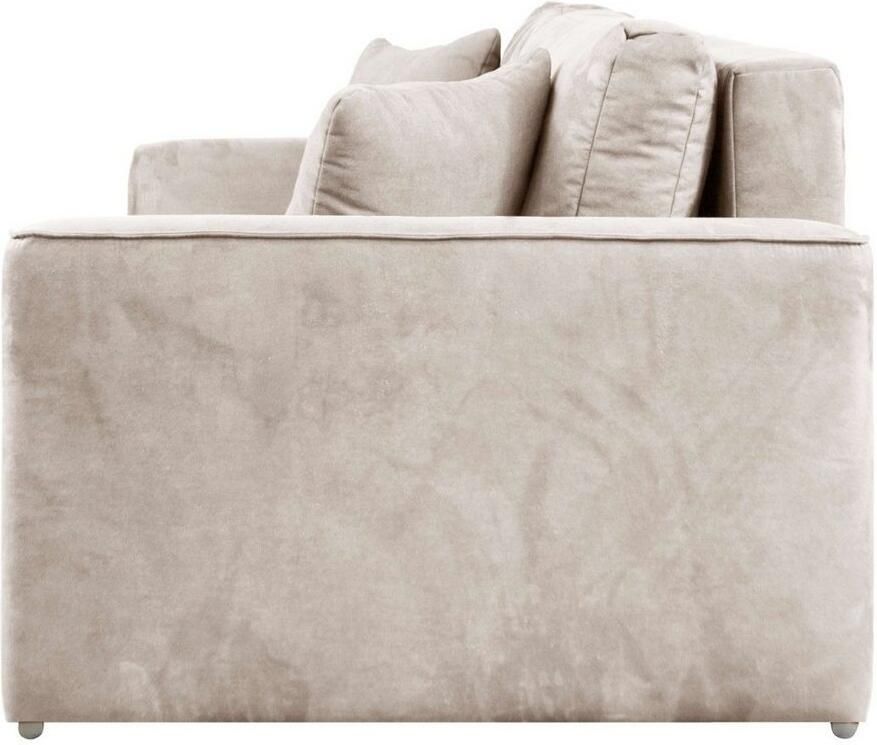 INOSIGN 2-zitsbank BEATRICE verkrijgbaar in trendy stofopties B D H: 143 73 92 cm In hoogwaardige afwerking incl. 2 grote sierkussens in de kleur van de romp