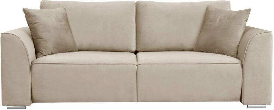 INOSIGN 2-zitsbank BEATRICE verkrijgbaar in trendy stofopties B D H: 143 73 92 cm In hoogwaardige afwerking incl. 2 grote sierkussens in de kleur van de romp - Foto 6