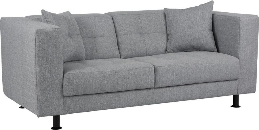 Home affaire 2-zitsbank Bengo met stiksels in de zitting en de rugleuning incl. sierkussen - Foto 7