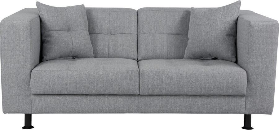 Home affaire 2-zitsbank Bengo met stiksels in de zitting en de rugleuning incl. sierkussen - Foto 8