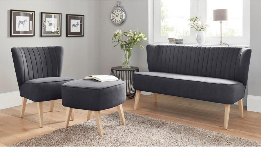 INOSIGN Fauteuil Campi verkrijgbaar in verschillende kleuren kan overal in de kamer worden geplaatst (set)