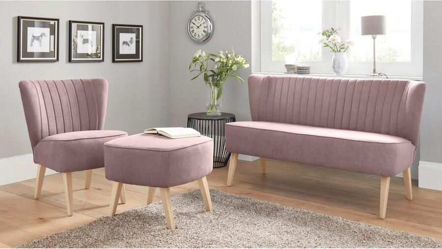 INOSIGN 2-zitsbank Campi comfortabele eetbank vrij plaatsbaar - Foto 2