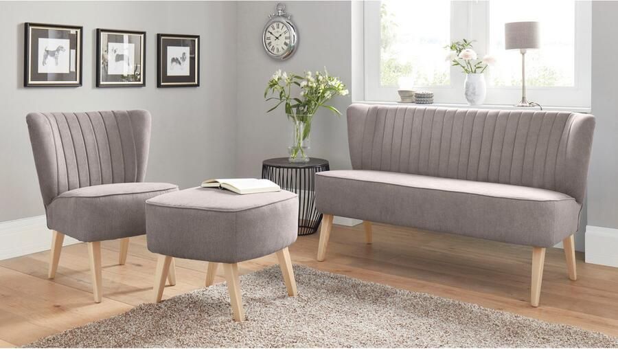 INOSIGN 2-zitsbank Campi comfortabele eetbank vrij plaatsbaar - Foto 2