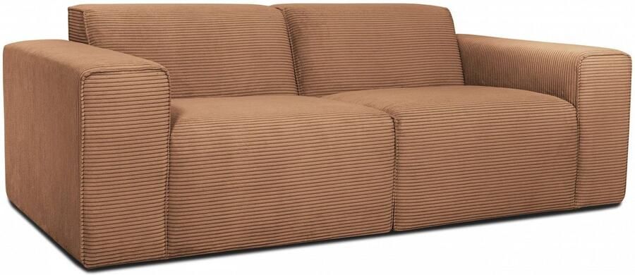 INOSIGN 2-zitsbank Clayton in een trendy ribfluwelen bekleding diverse combinaties mogelijk - Foto 6