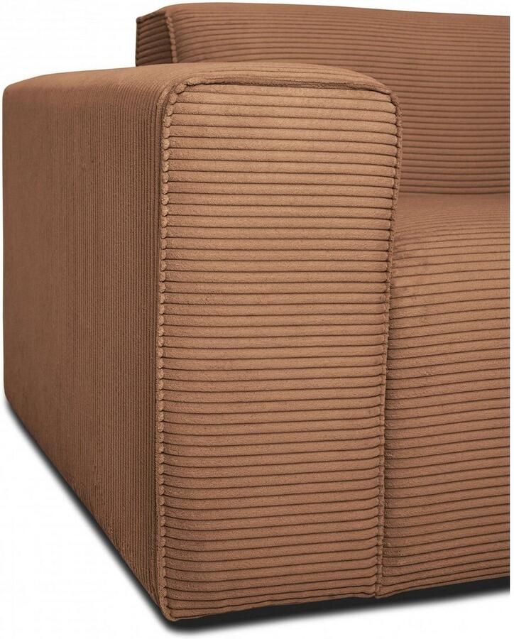 INOSIGN 2-zitsbank Clayton in een trendy ribfluwelen bekleding diverse combinaties mogelijk - Foto 2