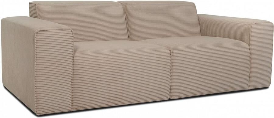 INOSIGN 2-zitsbank Clayton in een trendy ribfluwelen bekleding diverse combinaties mogelijk - Foto 6