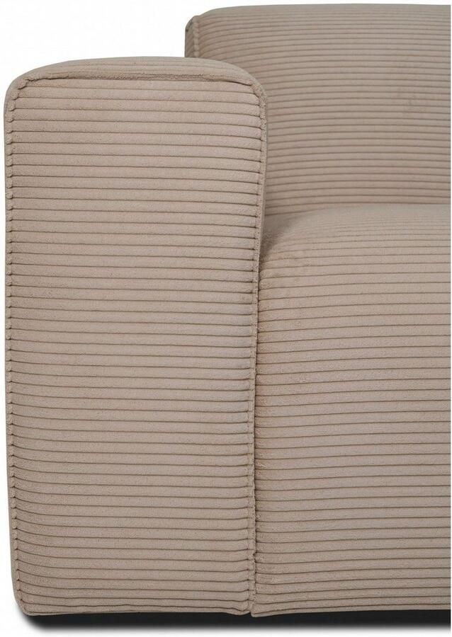 INOSIGN 2-zitsbank Clayton in een trendy ribfluwelen bekleding diverse combinaties mogelijk - Foto 3