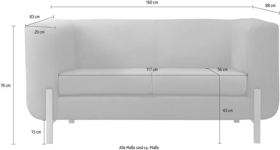 INOSIGN 2-zitsbank Gaut