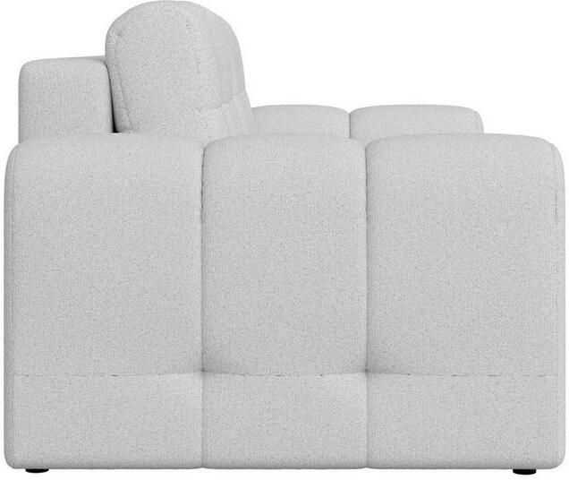 INOSIGN 2-zitsbank Manilla trendy stiksels 2 rugkussens B D H 195 107 91 cm met golfondersteuning in verschillende materialen en kleuren - Foto 4