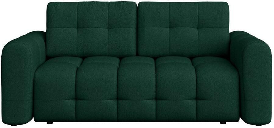 INOSIGN 2-zitsbank Manilla trendy stiksels 2 rugkussens B D H 195 107 91 cm met golfondersteuning in verschillende materialen en kleuren - Foto 3