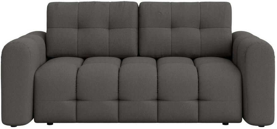 INOSIGN 2-zitsbank Manilla trendy stiksels 2 rugkussens B D H 195 107 91 cm met golfondersteuning in verschillende materialen en kleuren - Foto 3