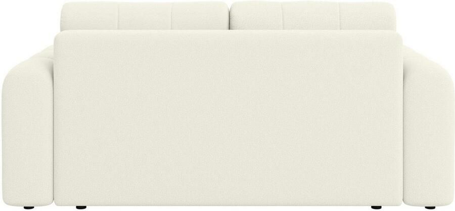 INOSIGN 2-zitsbank Manilla trendy stiksels 2 rugkussens B D H 195 107 91 cm met golfondersteuning in verschillende materialen en kleuren - Foto 4