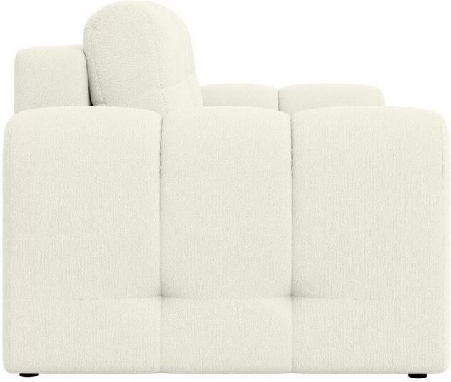 INOSIGN 2-zitsbank Manilla trendy stiksels 2 rugkussens B D H 195 107 91 cm met golfondersteuning in verschillende materialen en kleuren - Foto 5