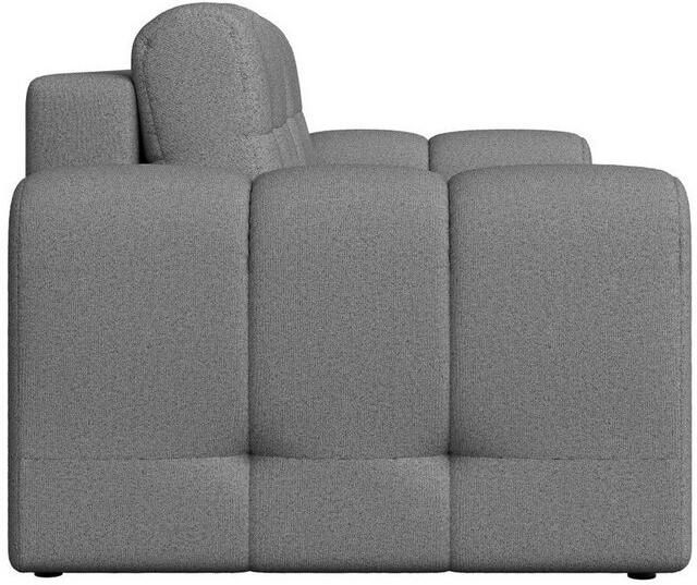 INOSIGN 2-zitsbank Manilla trendy stiksels 2 rugkussens B D H 195 107 91 cm met golfondersteuning in verschillende materialen en kleuren - Foto 4