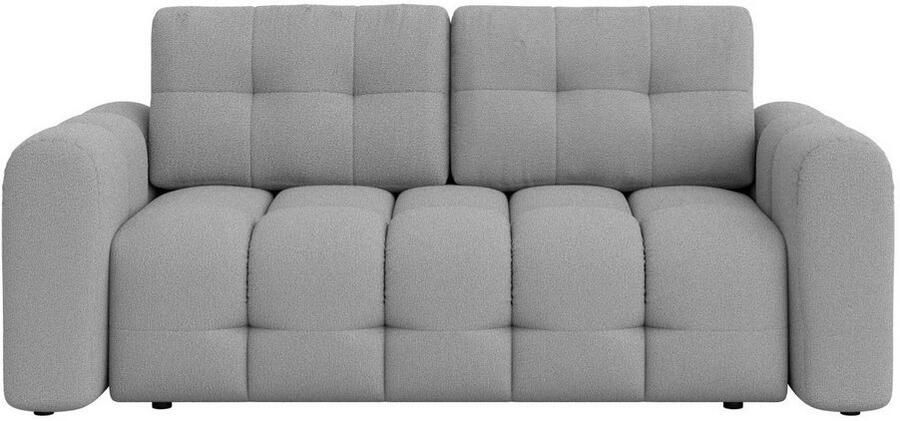 INOSIGN 2-zitsbank Manilla trendy stiksels 2 rugkussens B D H 195 107 91 cm met golfondersteuning in verschillende materialen en kleuren - Foto 3