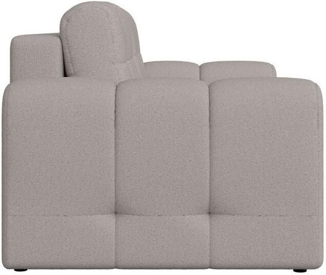 INOSIGN 2-zitsbank Manilla trendy stiksels 2 rugkussens B D H 195 107 91 cm met golfondersteuning in verschillende materialen en kleuren - Foto 4